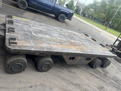 200,000 LBS x 144" x 78" HEAVY DUTY ROLLING TRANSFER CART: YOBRO #23996