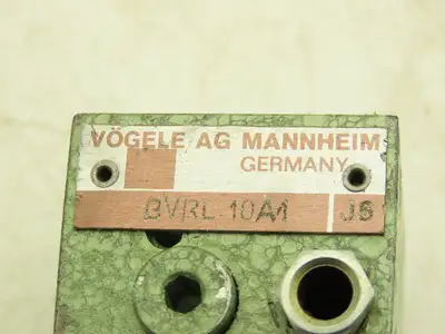 Vogele BVRL10A1 Lubrication Distribution Manifold 10-Outlet Valve Block Lot of 4