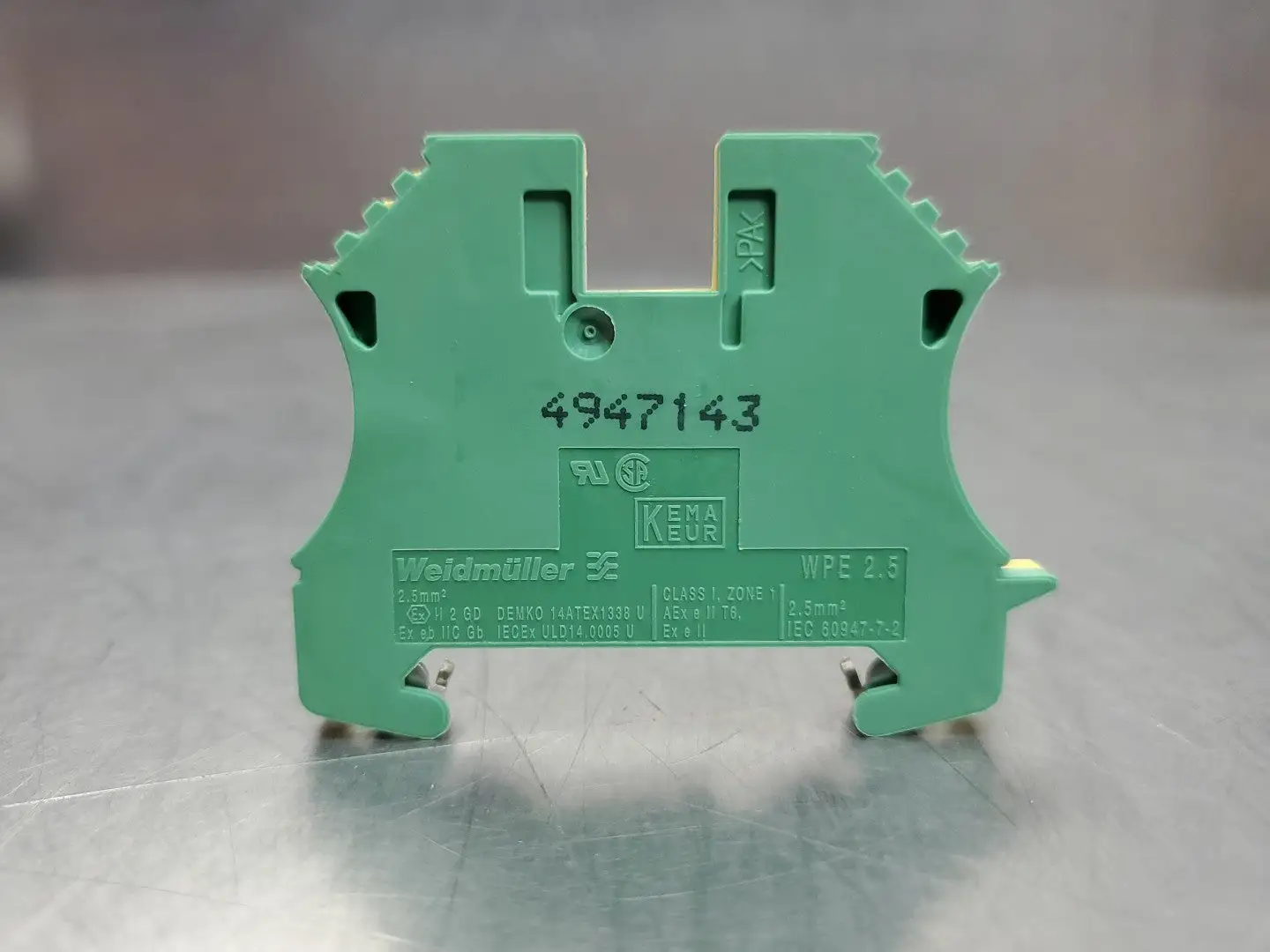 WEIDMÜLLER WPE-2.5 Screw-On Terminal Block Module, Lot of 7. 4A-41