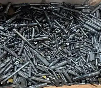 Industrial scrap carbide pieces