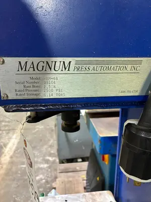 Used 1999 Magnum HBM-6A C-Frame Presses New Jersey US | Machinery Values #1344178