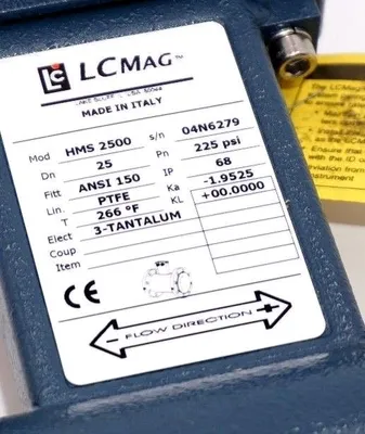 NEW LIQUID CONTROLS HMS-2500 LCMAG METER HMS2500