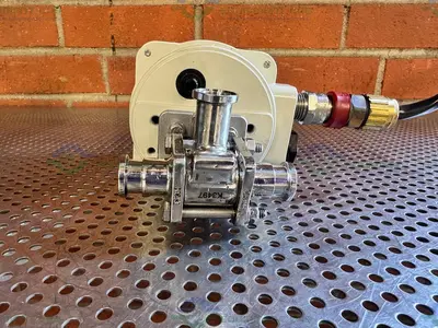 Used PROMATION P1.B-24N4-DC PRECISION ACTUATION VALVE W/ 3- WAY 3.4" VALVE Valves/Fittings California US | Equipment Lab #1418445