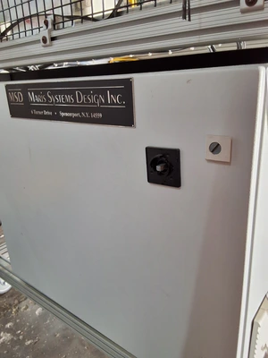 IAI RCS2-SS8R ROBOTIC SCREW DRIVING STATION WITH CAGE