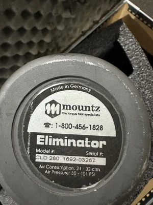MOUNTZ CLD280 1" PNEUMATIC IMPACT GUN