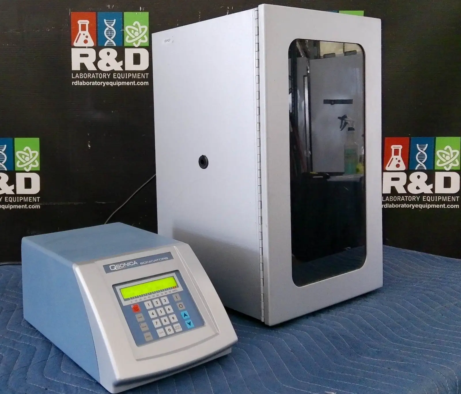 Qsonica Q125 Sonicator Homogenizer w/ Sound Enclosure