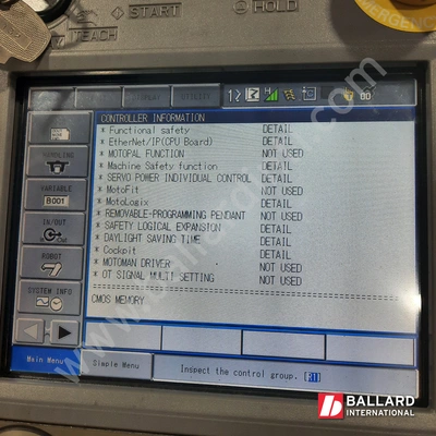 YASKAWA Motoman MH180 Robot System w/ DX200 Controller