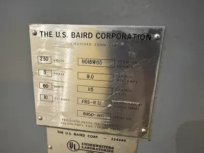US BAIRD MODEL #2 WIRE FORMING FOURSLIDE MACHINE: YOBRO #24433