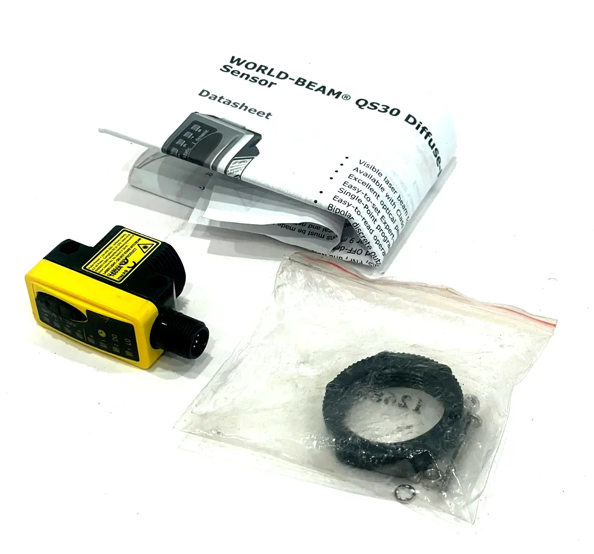 NEW BANNER ENGINEERING QS30LDLQ LASER SENSOR