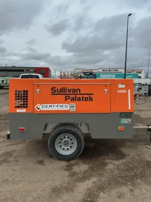 Used SULLIVAN PALATEK D260PDKR Air Compressors, Portable Saskatchewan CA | Certified Sales and Rentals #1637870