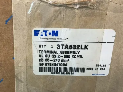 Used EATON 3TA632LK Terminal Blocks Ohio US | HGR 24 #1357426