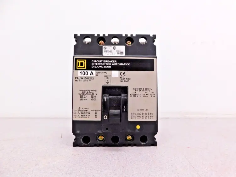 Used Square D FAL341001212 Circuit Breakers Ohio US | Equipment Recovery Corp. #1331015