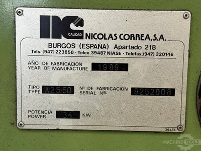 USED 1989 CORREA A-25/50
