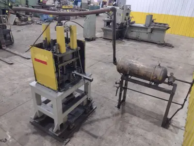 7 TON AIRAM ARDCOR PNEUMATIC 4 POST CUTOFF PRESS: YOBRO #25223