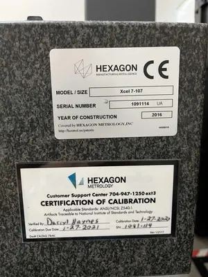 2016 BROWN AND SHARPE Xcel 7-107 Coordinate Measuring Machine | 520 Machinery Sales LLC (5)