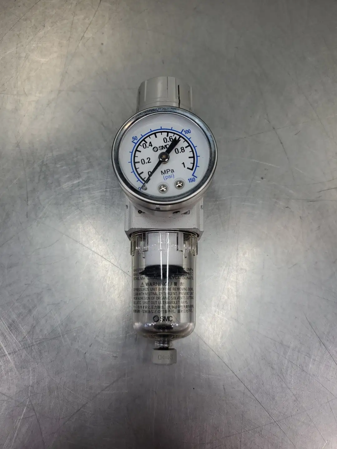 SMC AW20-01-A Filter Regulator, 0.05~0.7MPa. 6E-5