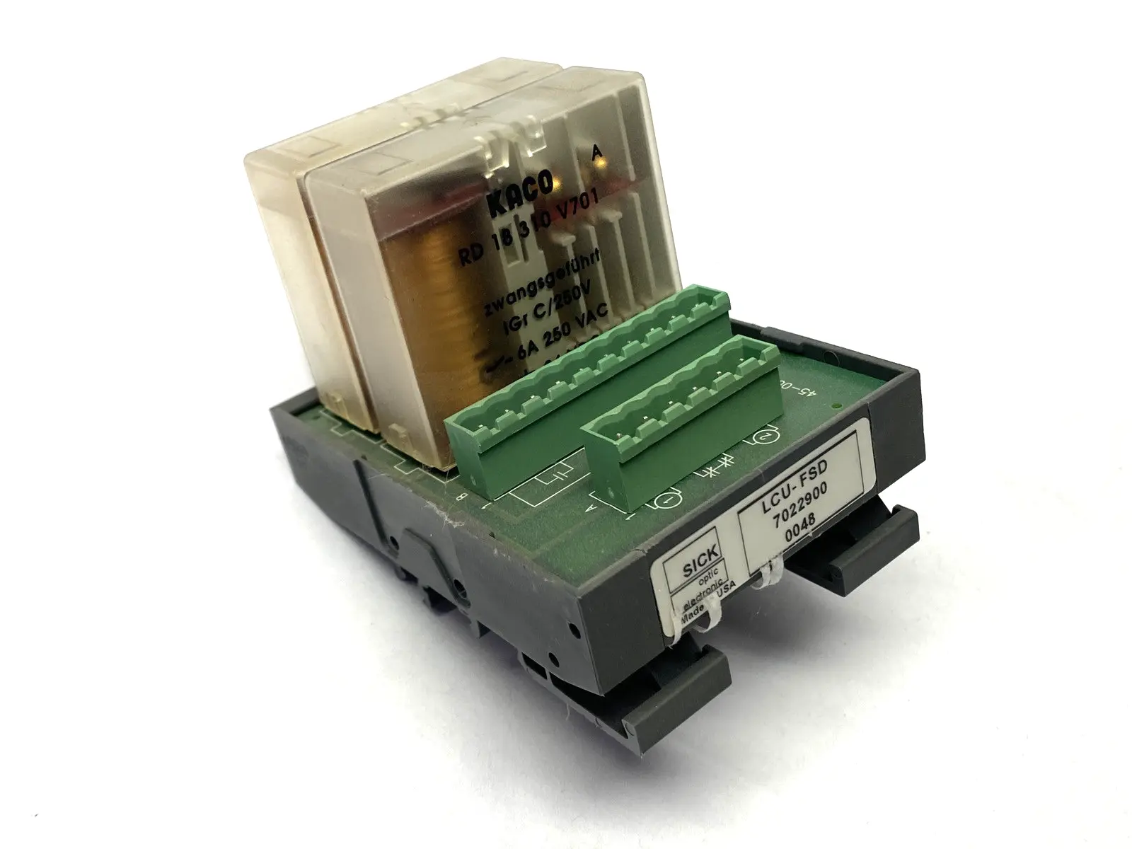 Used Sick LCU-FSD 7022900 0048, RD18310V701 Relays & Switches Michigan US | Maverick Industrial Sales #1400631