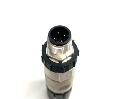 USED SIEMENS FASTCONNECT M12 PLUG PRO 2X2 M12 PLUG-IN CONNECTOR