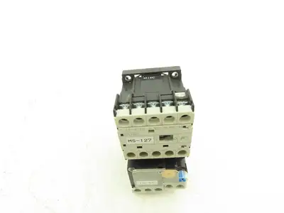 Fuji SK12L Motor Starter Contactor 5.5kW 600V TK12W & Thermal Overload .48-0.72A