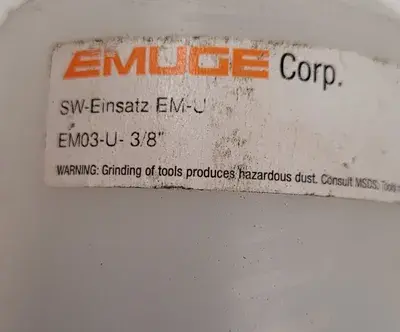 USED EMUGE F0573311 EM03-U 3/8