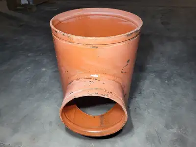 15"x15"x10" Grooved End Reducing Tee Fitting