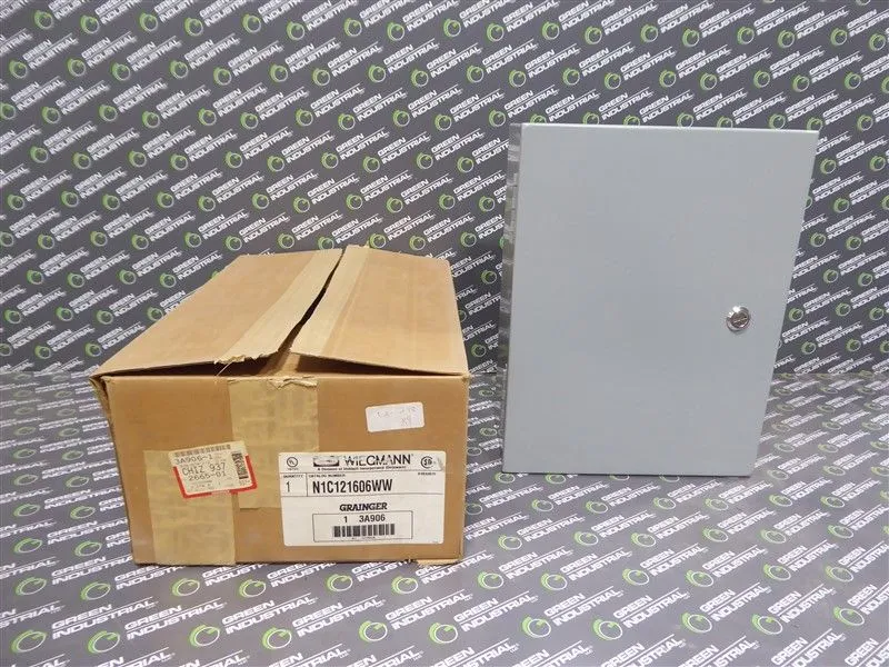 Hubbell / Wiegmann N1C121606WW Carbon Steel Wall-Mount Enclosure 12x16x6 New NIB