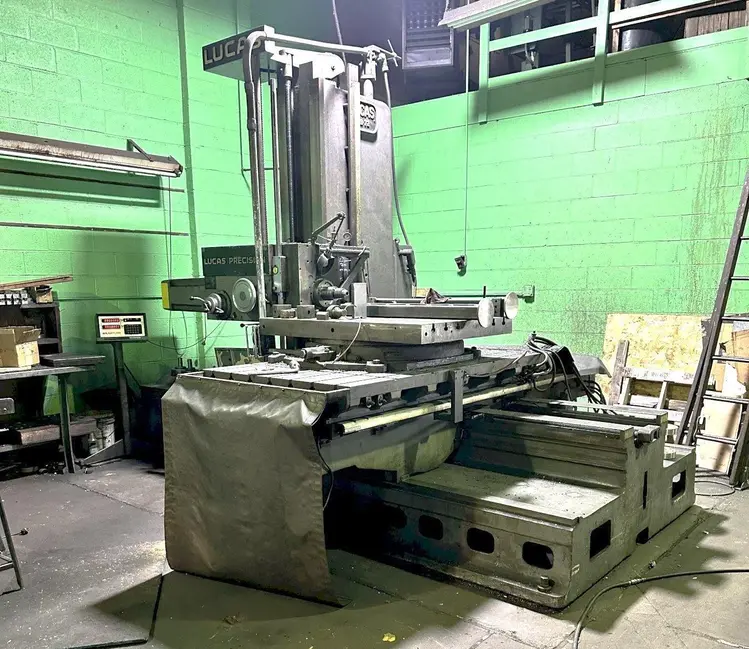 Used LUCAS #441B72 Horizontal Table Type Boring Mills Ohio US | Yoder Brothers machinery 15 #90097