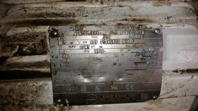 US Motors 3HP; 1170; 460V; Frame: 215 C09 01045832 014 F