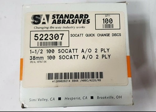 NEW Standard Abrasives Does Not Apply