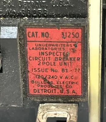 Used BULLDOG ELECTRIC 31250 Circuit Breakers | Surplus Asset Holdings #1189193