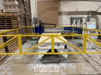 USED 2011 THERMWOOD CS43 USED 4 X8 FAT TABLE, NESTING CNC MACHINE