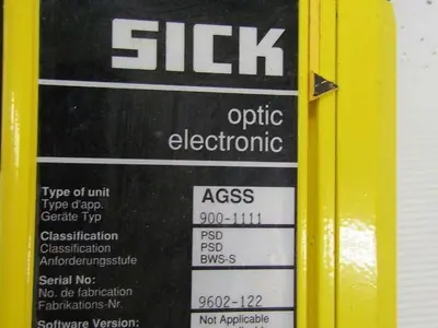 Sick AGSS 900-1111 Optic Light Curtain LightCurtain