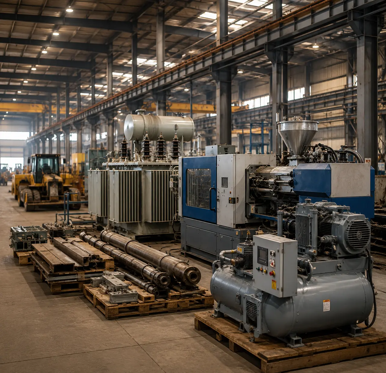 Industrial equipment sourced by PCNA