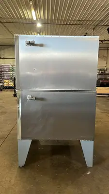 Used Bakers Pride Used Bakers Pride 304 Natural Gas Pizza Oven Double Deck Pizza Equipment Illinois US | Falcon Restaurant Supply #1373567