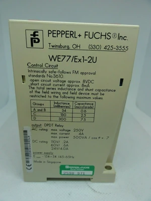 NEW PEPPERL+FUCHS WE77/EX1-2U