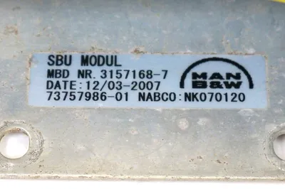 MAN DIESEL 3157168-7 SWITCHING BOARD UNIT 31571687