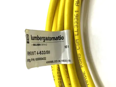 USED LUMBERG AUTOMATION SINGLE ENDED SENSOR CORDSET 600000432