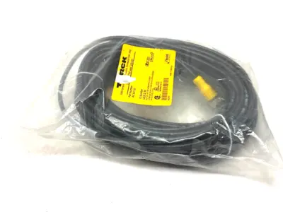 USED TURCK EUROFAST SINGLE ENDED CORDSET M12 8-PIN FEMALE