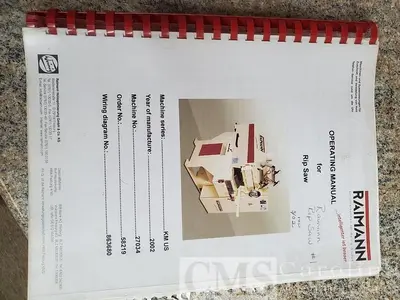 USED 2002 RAIMANN KM310 RIP SAW