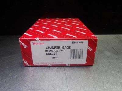 Starrett 127 Deg. 3/16-1" External Chamfer Gage 686-2Z (LOC3511)