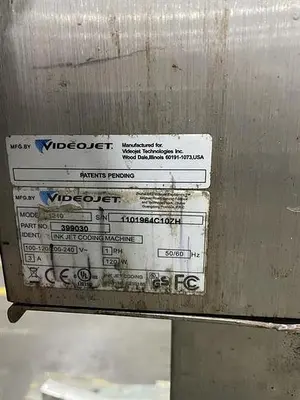 Video Jet model 1210 Ink Jet Printer