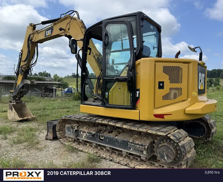 Used 2019 CATERPILLAR 308CR Crawler Excavators Kentucky US | Proxy Equipment #1388860