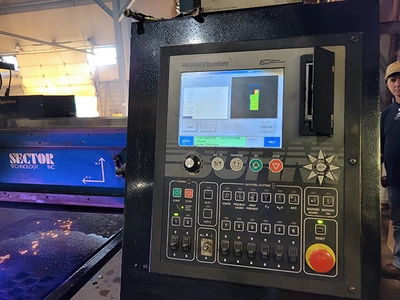 Used 2004 SECTOR TECHNOLOGY BRIDGE AND RAILS Plasma Cutters Illinois US | Machinery Marketing International #1340285