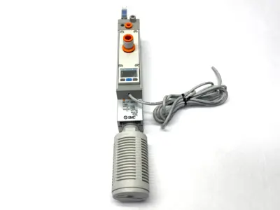 Used SMC Pneumatic Multi-Stage Vacuum 24V w/ ANB1-04 Silencer Vacuum Pumps Michigan US | Maverick Industrial Sales #1393504