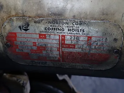 Coffing 2 Ton Electric Chain Hoist