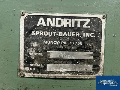 Used ANDRITZ SPROUT 38124 Hammer Mills Ohio US | HGR 24 #728612