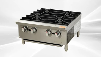 171-0446 24" 4-Burner Gas Hot Plate