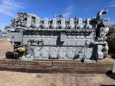 CAT G3608 / Ariel Model JGC-4 Two Stage Compressor - Cylinder Sizes 14.125" x 14.125" x 8.375" x 8.375" Less Engine