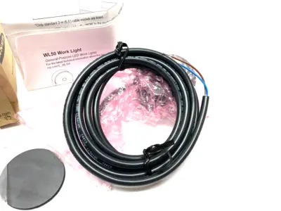 New | in-Stock Banner Engineering Flat Mount Work Light 50mm White Light 12-30VDC CNC Lights Michigan US | Maverick Industrial Sales #1460993