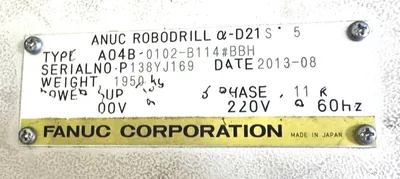 2013 FANUC ROBODRILL ALPHA-D21SIA5 Drilling & Tapping Centers | CNC EXCHANGE (4)